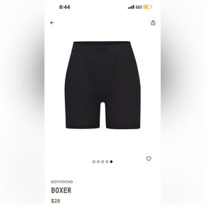Skims boyfriend boxer onyx